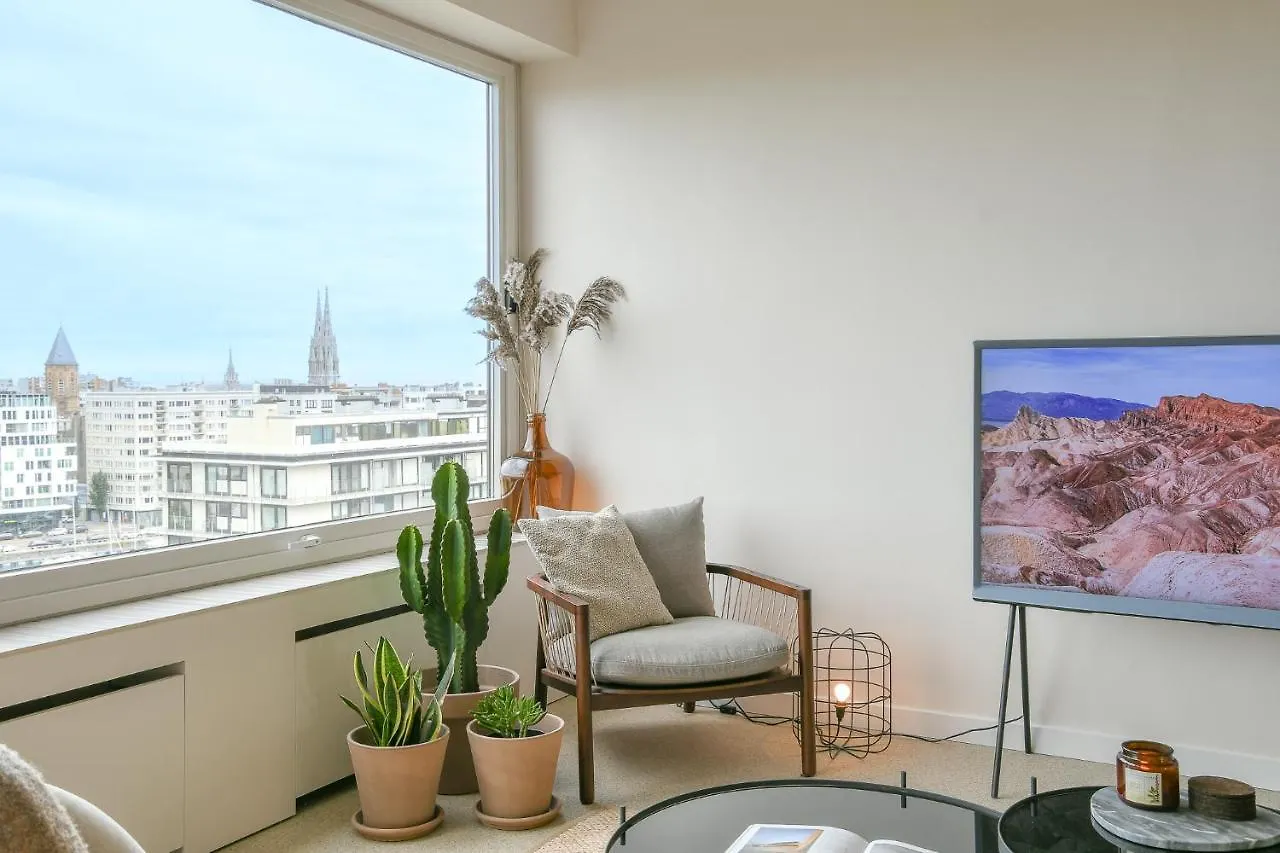 Suite Mercator - 2 Slaapkamer Appartement Met Open Uitzicht Ostend 0*,  Belgium